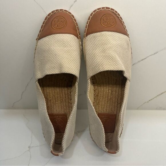 Tory Burch Cream and Tan Espadrilles - Picture 4 of 8